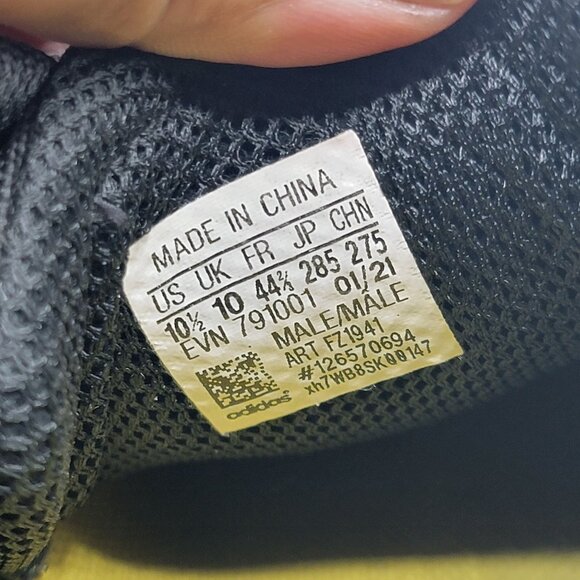 Adidas Five Ten Freerider Pro Mens 10.5 Black Yellow Flat Mountain Bike Shoes - Picture 7 of 13